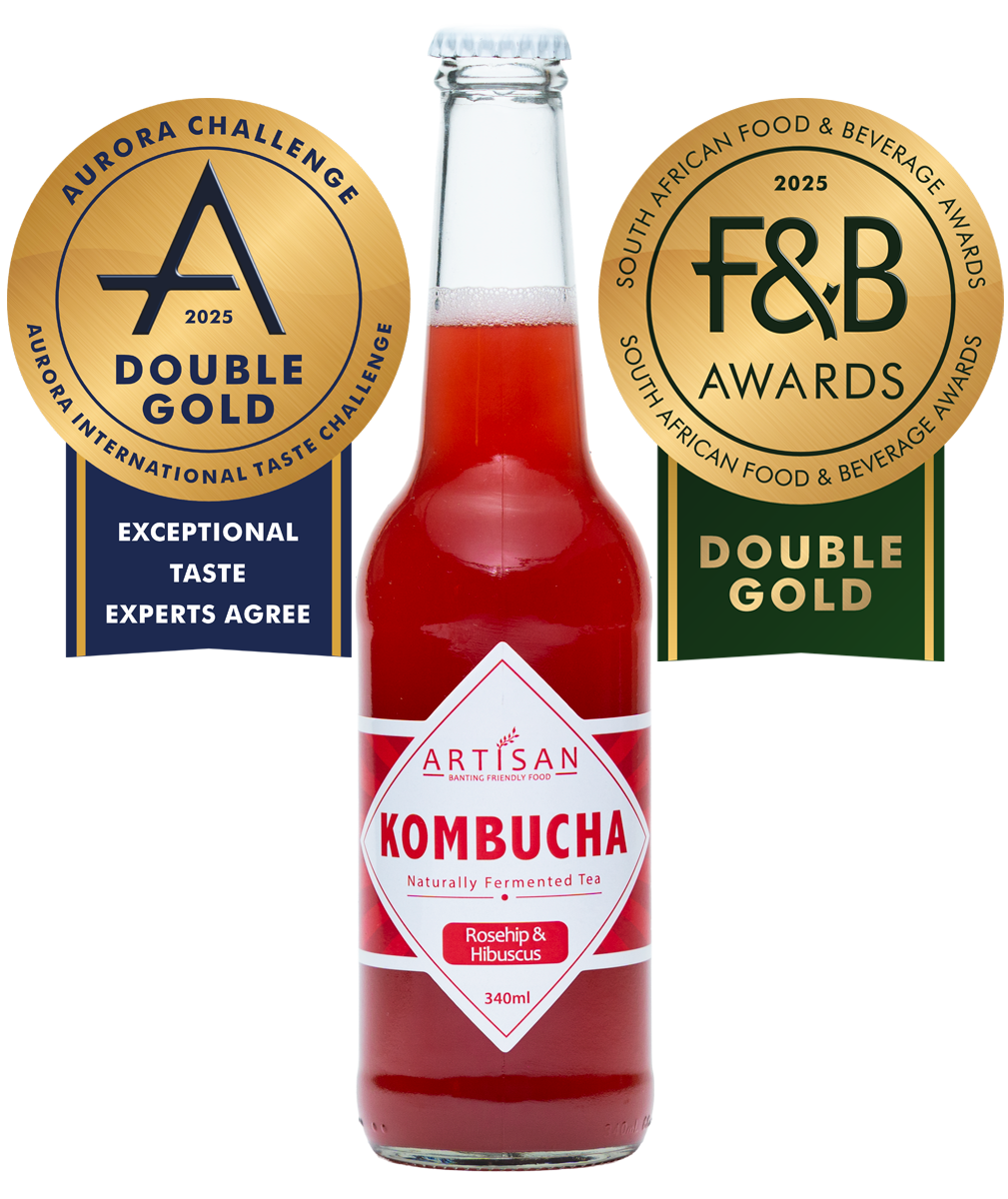 Kombucha Rosehip & Hibuscus 340ml