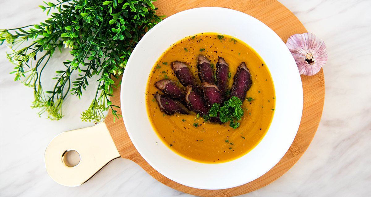 Butternut & biltong soup (300g)