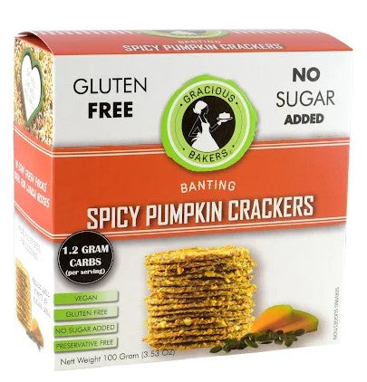 GB Spicy Pumpkin Crackers 100g