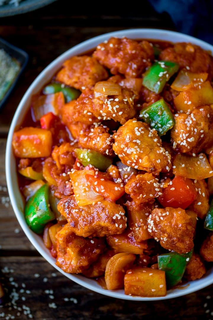 Sweet & Sour Pork on Cauli (300g)