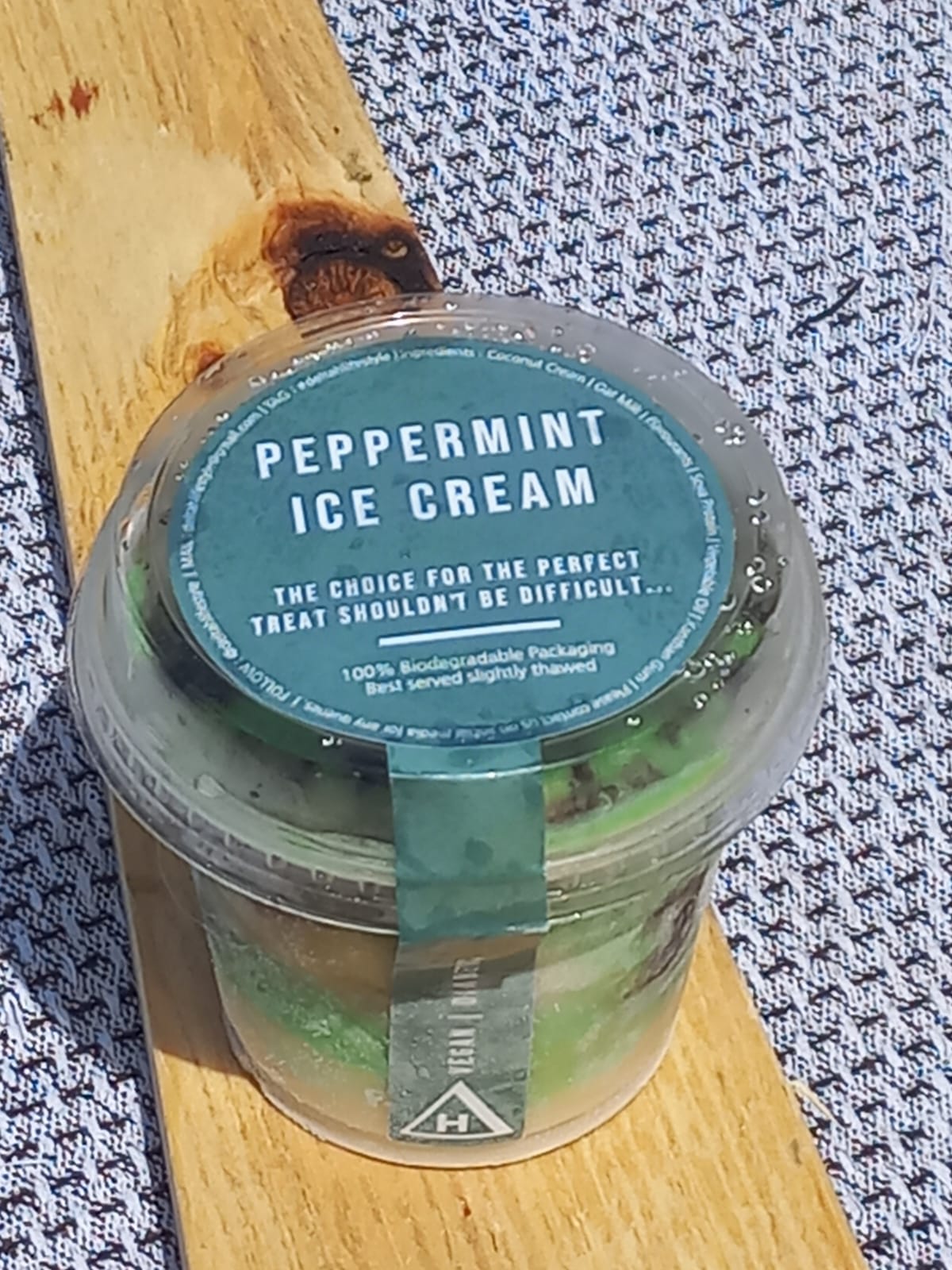 VEGAN Peppermint Crisp Ice Cream (170ml)