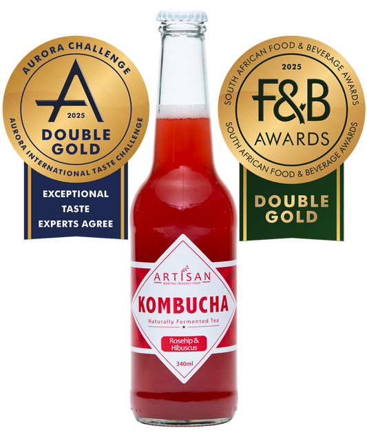 Kombucha Rosehip & Hibuscus 340ml
