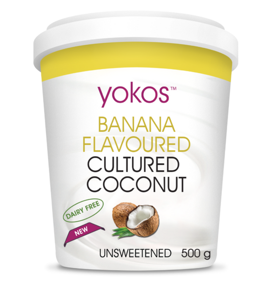 Yokos Banana & Coconut Yoghurt 500g