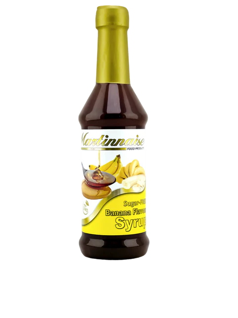 Martinnaise Banana Flavour Syrup SF 250ml