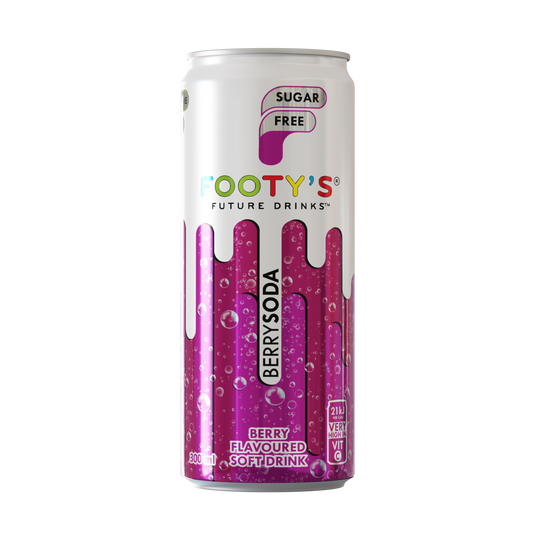 Footys Berrysoda Can