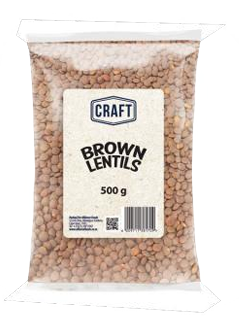 Craft Brown Lentils 500g
