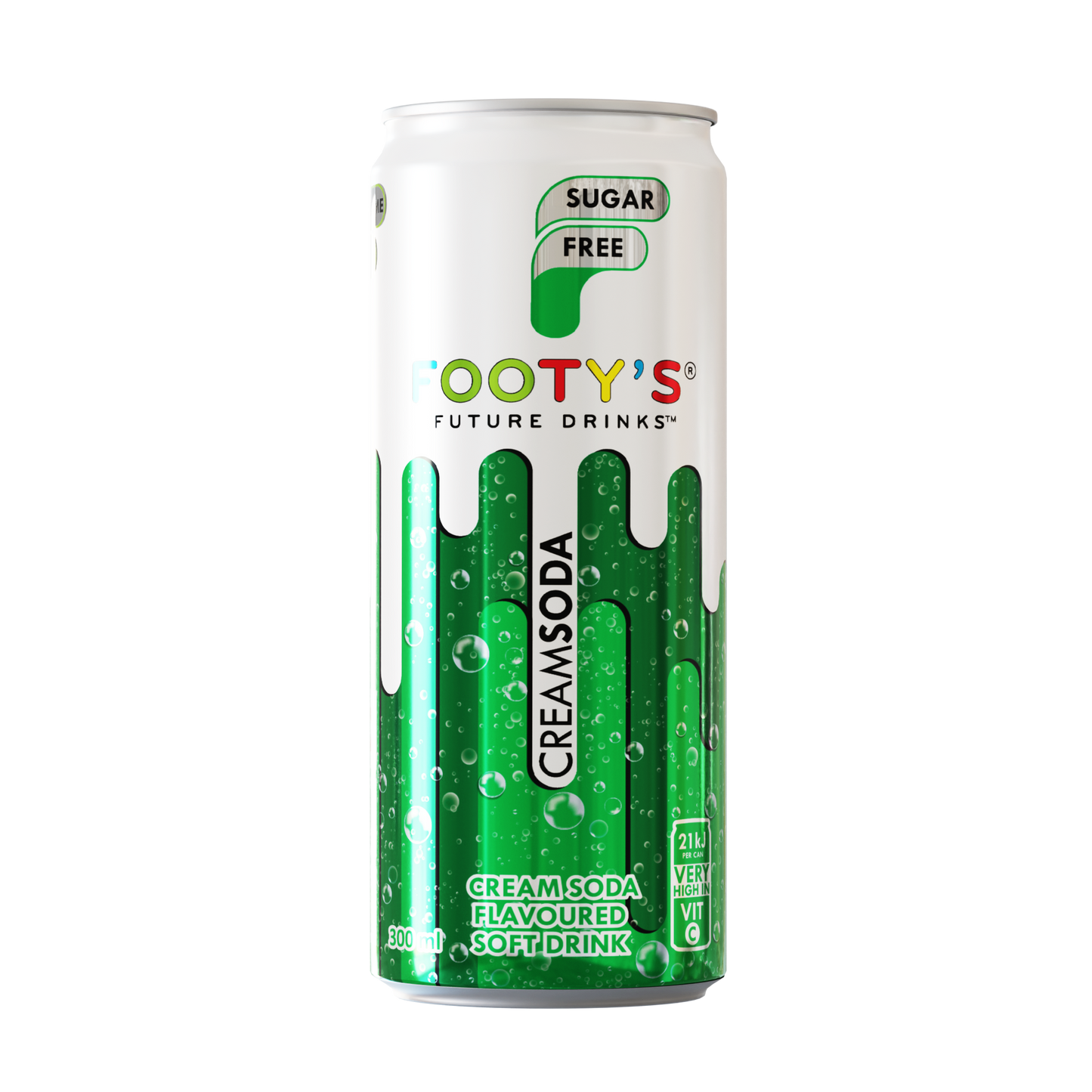 Footys Creamsoda Can