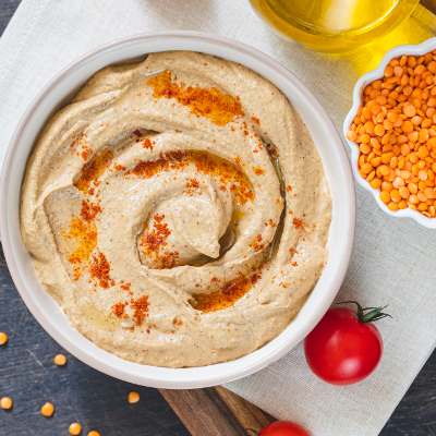 Taste Bud Garlic & Red Lentil Pate (220g)