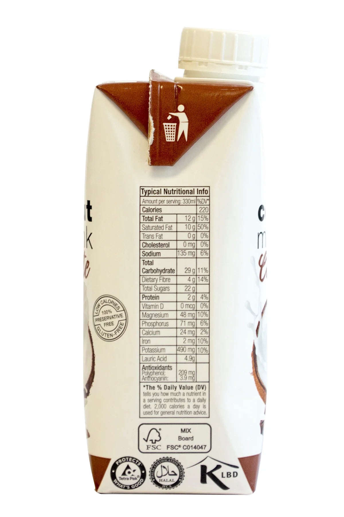 NCh Coconut Milk Drink Chocolate 330ml venGA