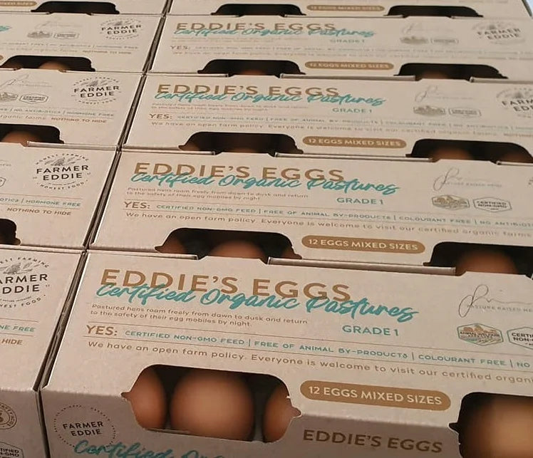 Eddies Eggs Free Range 12 Pack