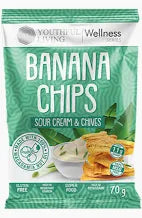 AD Green Banana Chips Sour Cream & Chives 70g